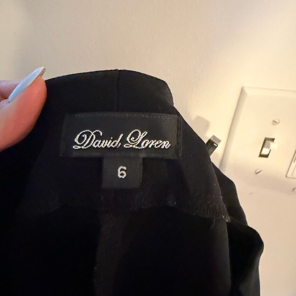 Women's Black Tailored Dress Pants - Picture 3 of 3